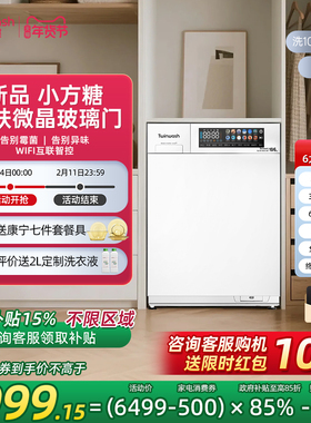 【新品】Twinwash町渥10公斤滚筒洗衣机全自动家用洗烘一体机H7W