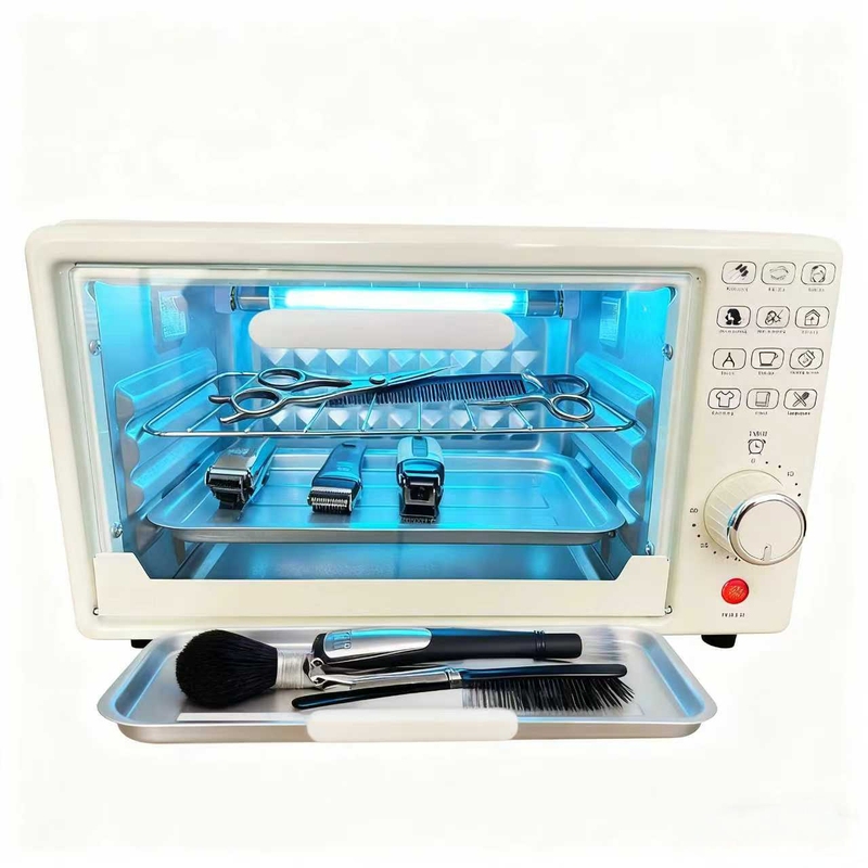 金属工具加热收纳盒奶瓶紫外线消毒柜小型医用双层uv体温表消毒盒