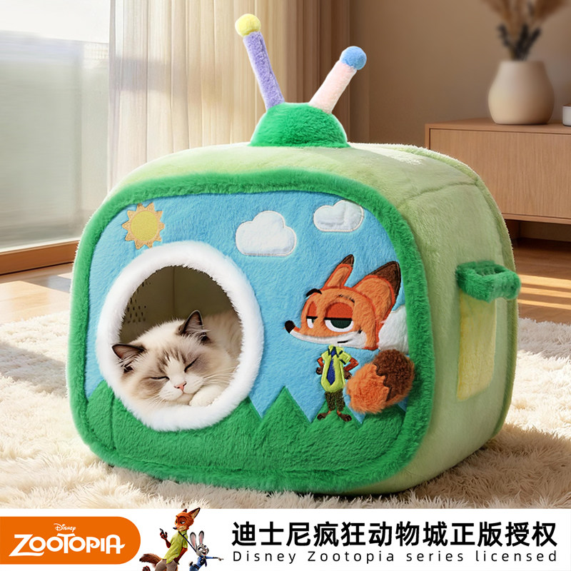 迪士尼不塌房狗窝猫窝冬天保暖
