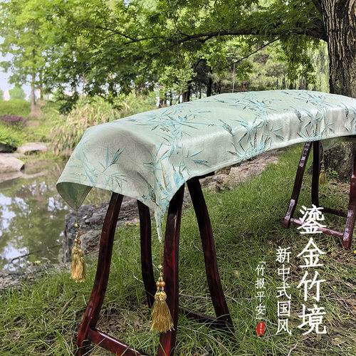 升级双层做法含流苏古筝盖