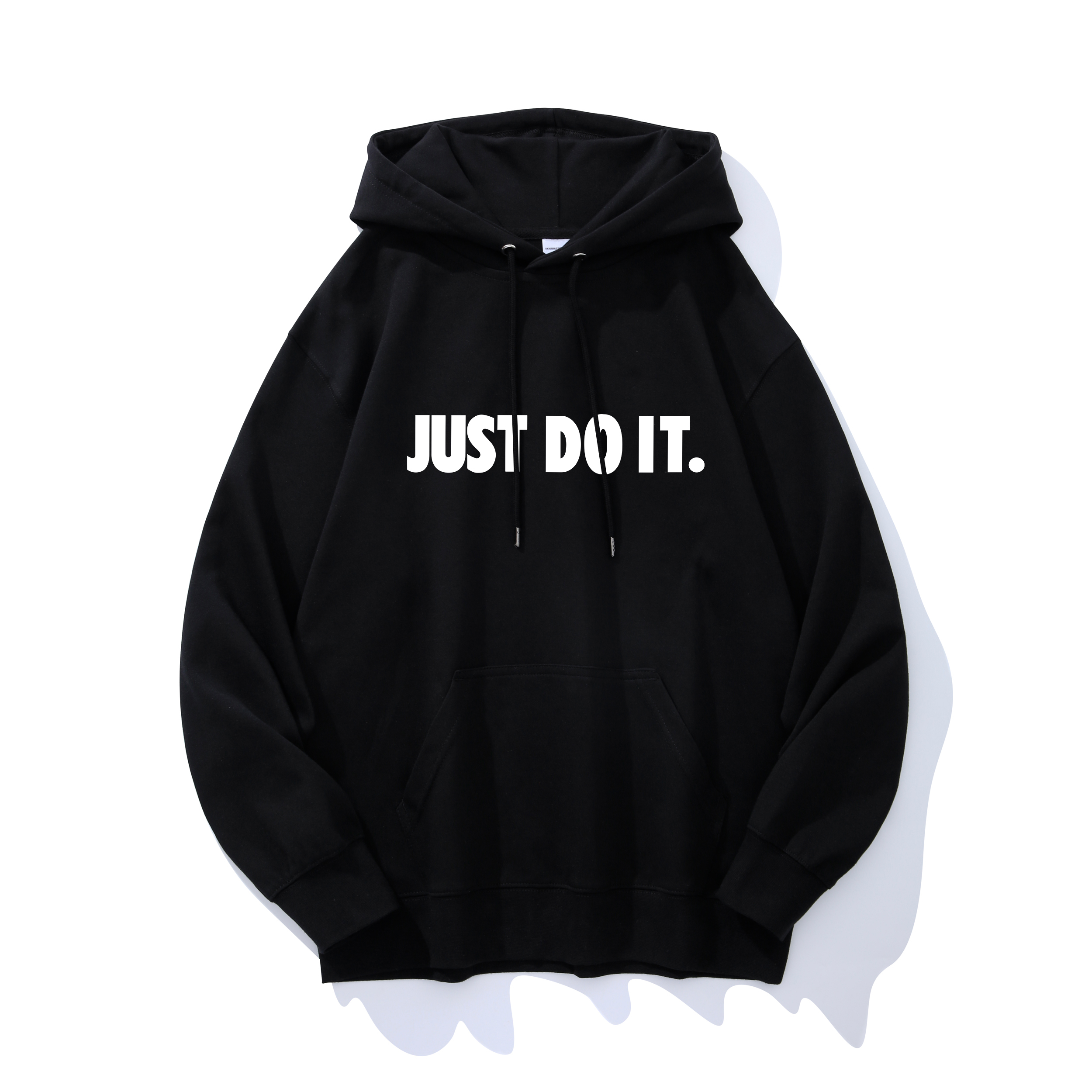 JUSTDOIT简约连帽卫衣男帽衫