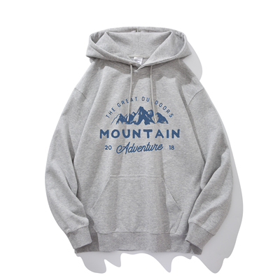 宽松连帽卫衣男女同款支持定制