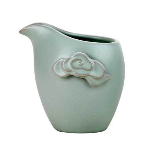 功夫茶具配件公道杯茶漏套装分茶器陶瓷贪心杯家用倒茶器功德杯