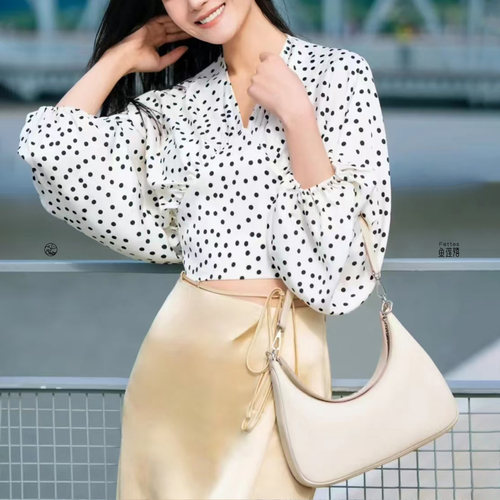 鱼莲嬉玉宫包东方手缝蜡线星月包