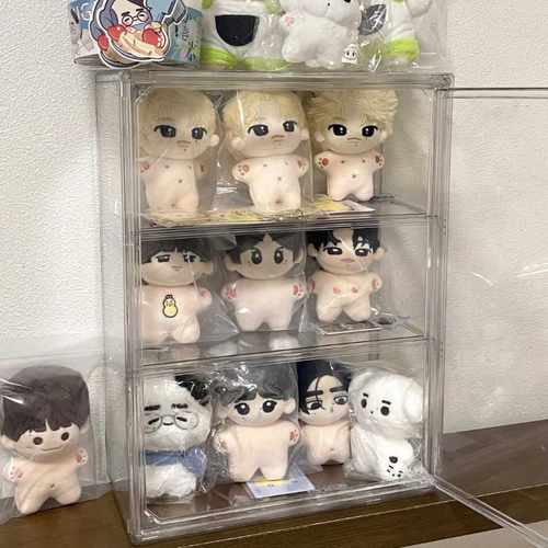 10cm公仔挂件收纳防尘展示盒