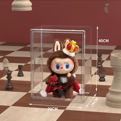 labubu展示盒收纳架手办柜