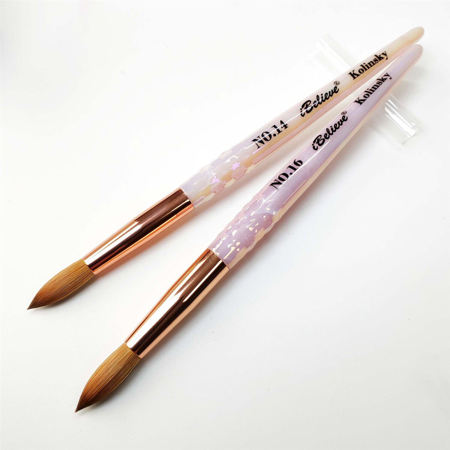 跨境 亚马逊美甲笔法式水晶雕花笔美甲貂毛笔刷 美甲工具欧规美规