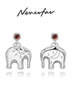 【立享88折】Neverfar象阳而生日月吉象耳环女高级感轻奢