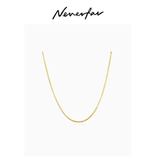 蛇骨链925银NEVERFAR简约