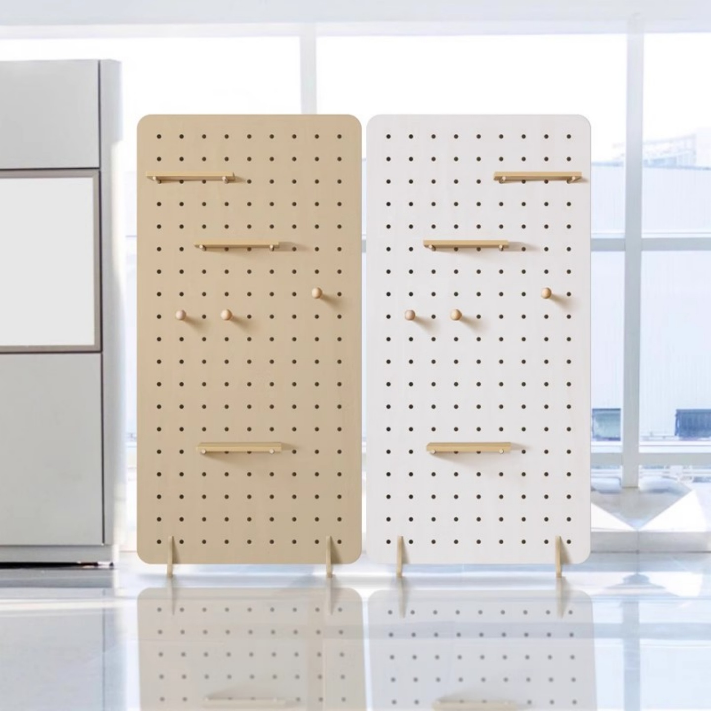 北欧日式可移动简易洞洞板