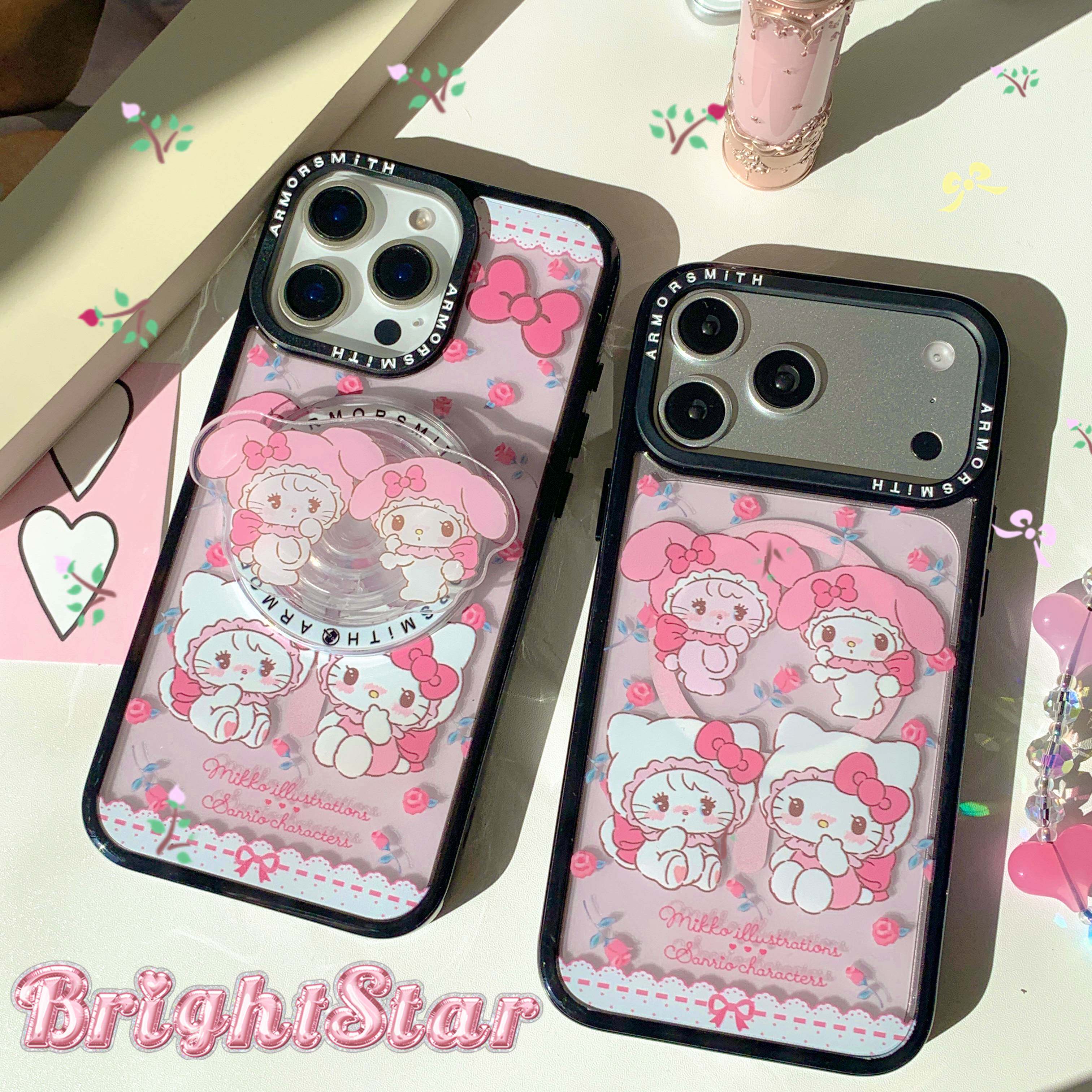 创意磁吸卡通mikko美乐蒂适用三星GalaxyS25Ultra手机壳S25EDGE/S24/S24FE可爱S23/23plus防摔S23Ultra保护套