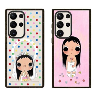 创意联名亚克力磁吸卡通爱心小玉适用三星GalaxyS25Ultra手机壳小众S25 可爱S22Ultra全包S23Ultra保护套 S24