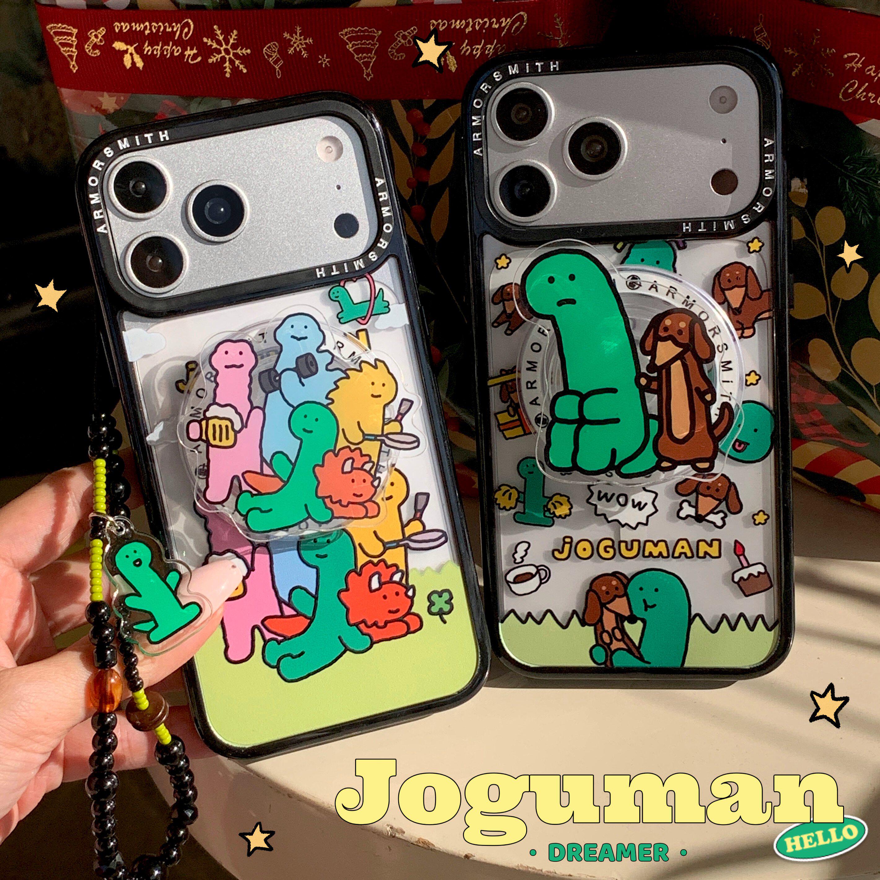 创意磁吸卡通恐龙乔古漫适用三星GalaxyS25Ultra手机壳S25EDGE/S24/S24FE可爱S23+/23plus防摔S23Ultra保护套