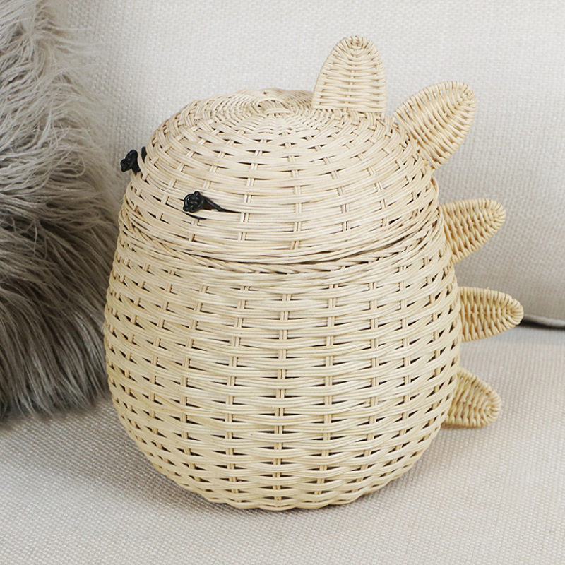 创意ins手工编织恐龙收纳篮藤编小恐龙玩具篮儿童房装饰摄影道具,宠物/宠物食品及用品,猫窝/屋/帐篷/沙发,淘宝优惠券,粉丝福利购,淘宝优惠卷