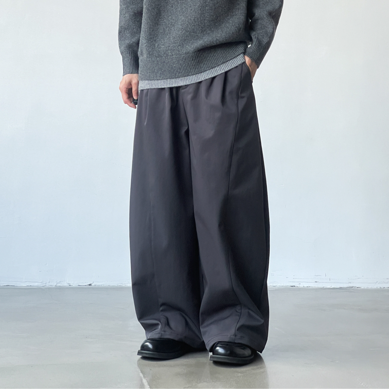 BROMAD复古茧形弯刀加绒裤