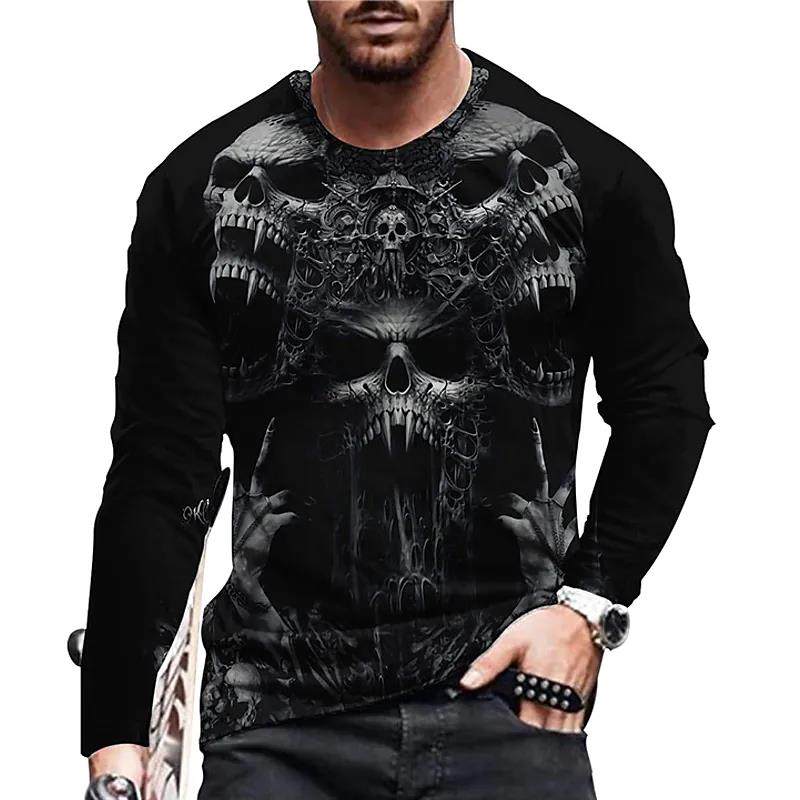 Horror shirt oversized shirt T-shirt for men恐怖衬衫上衣T恤图片