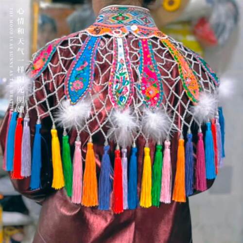 新款少数民族侗披肩服装配