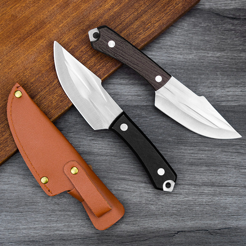 蒙古手把肉小刀户外露营随身便携割肉吃肉水果刀锋利家用剔骨刀具