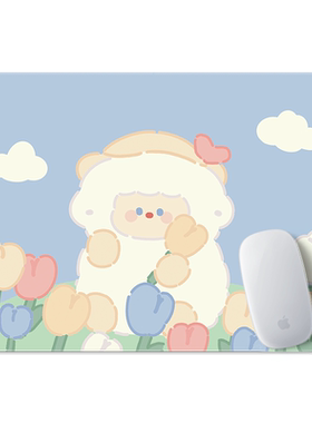 治愈系鼠标垫小号锁边办公防滑垫