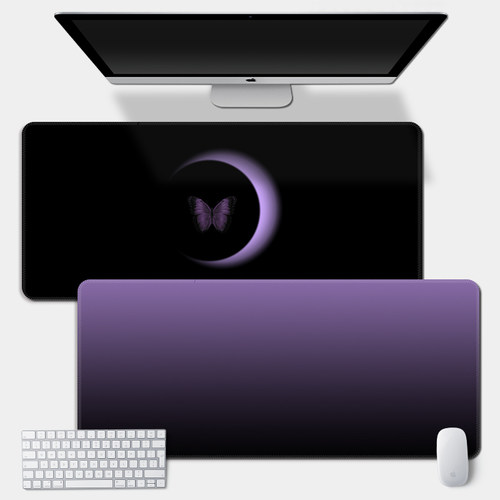 天然橡胶极简风渐变纯色鼠标垫子