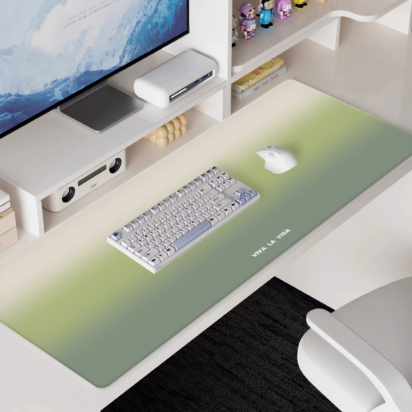 高级感渐变鼠标垫办公家用电脑垫