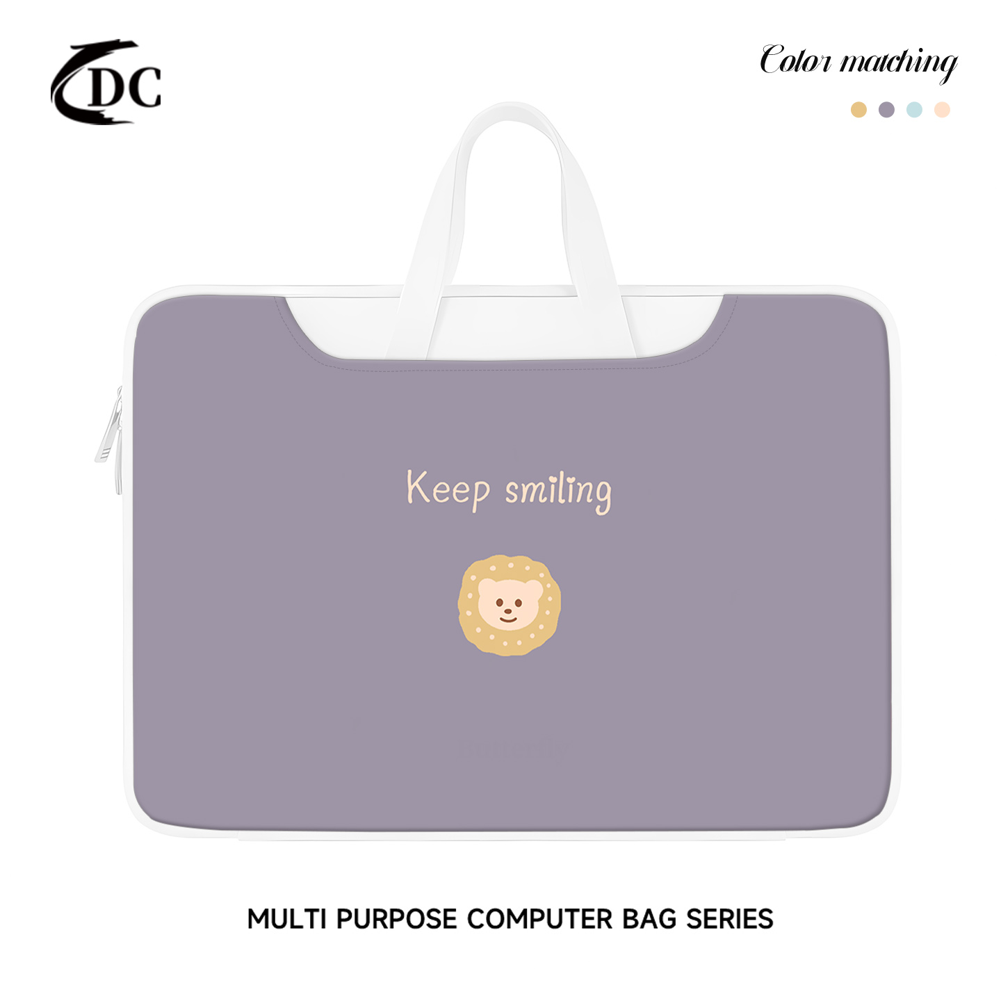 简约小狮子笔记本电脑包防震防摔