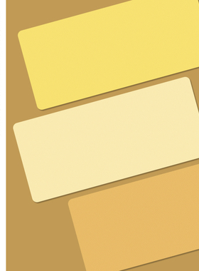 温柔暖黄色鼠标垫超大纯色防水皮革垫办公家用儿童学习写字书桌垫