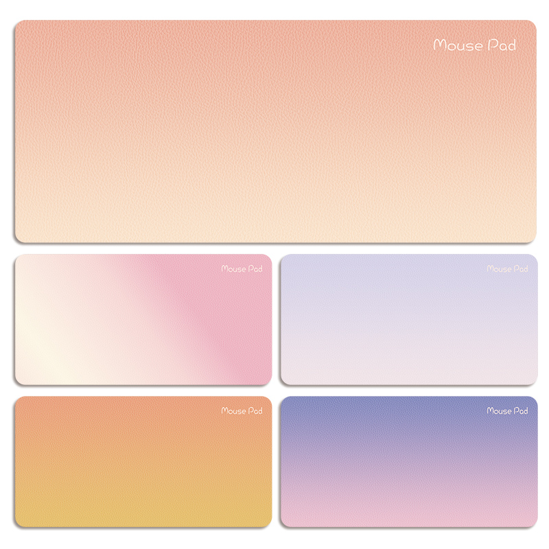 Ins风渐变简约防水皮革垫家用垫