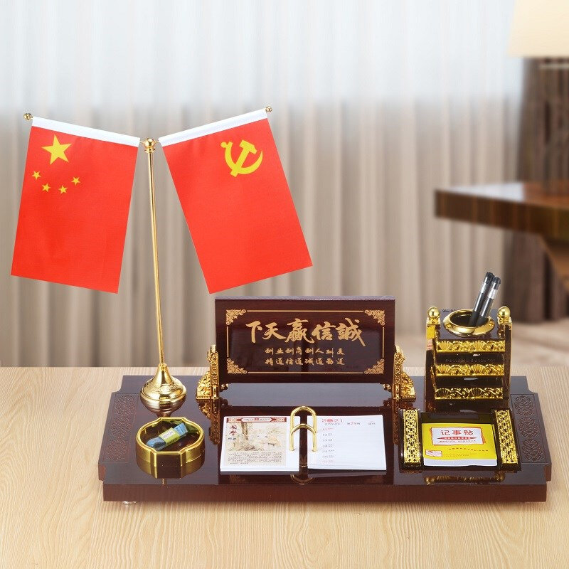 极速2021年木质台历架笔筒定制创意简约日历可手撕商务记事办公桌