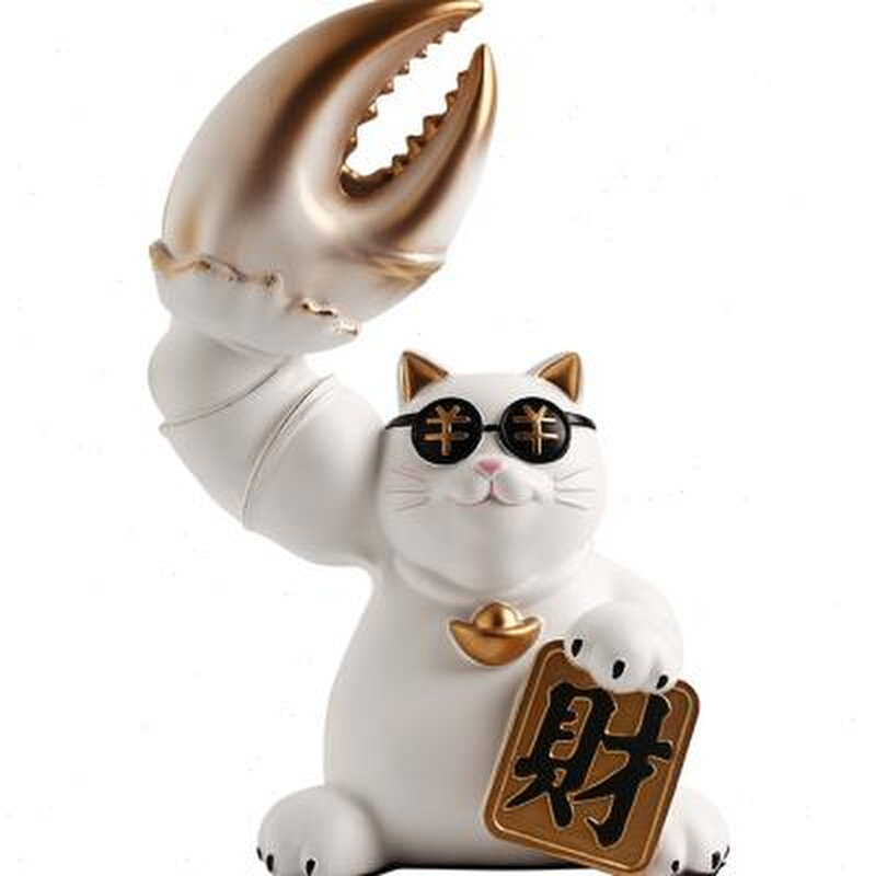 贝汉美轻奢招财猫摆件开业礼品前台装饰客厅入户玄关创意家居饰品