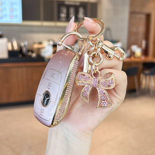 适用奔驰c260l钥匙套e300l车a200l壳glb220glc/gla扣gle350女EQAB