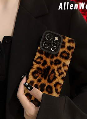 黄金豹纹适用三星s25ultra手机壳25edge新款a73全包a21防摔A03s硅胶a20s女a14创意a33个性a55小众a21高级感