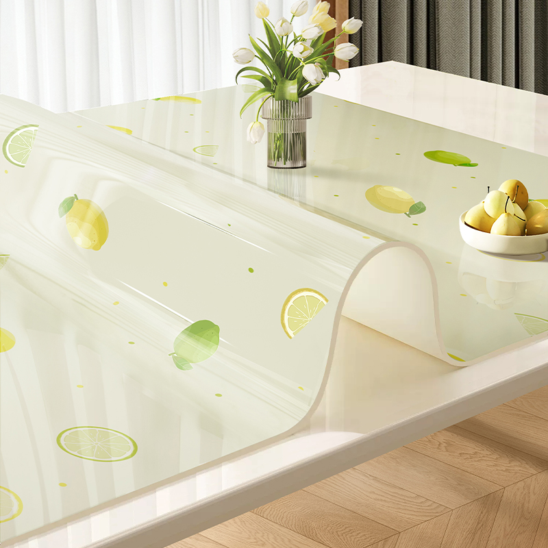 桌布免洗防油防水pvc餐桌垫小清新ins风轻奢高级感茶几桌面保护垫