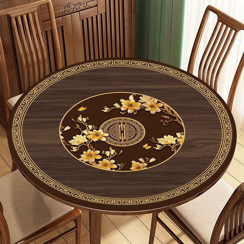 防水防油桌布皮革新中式