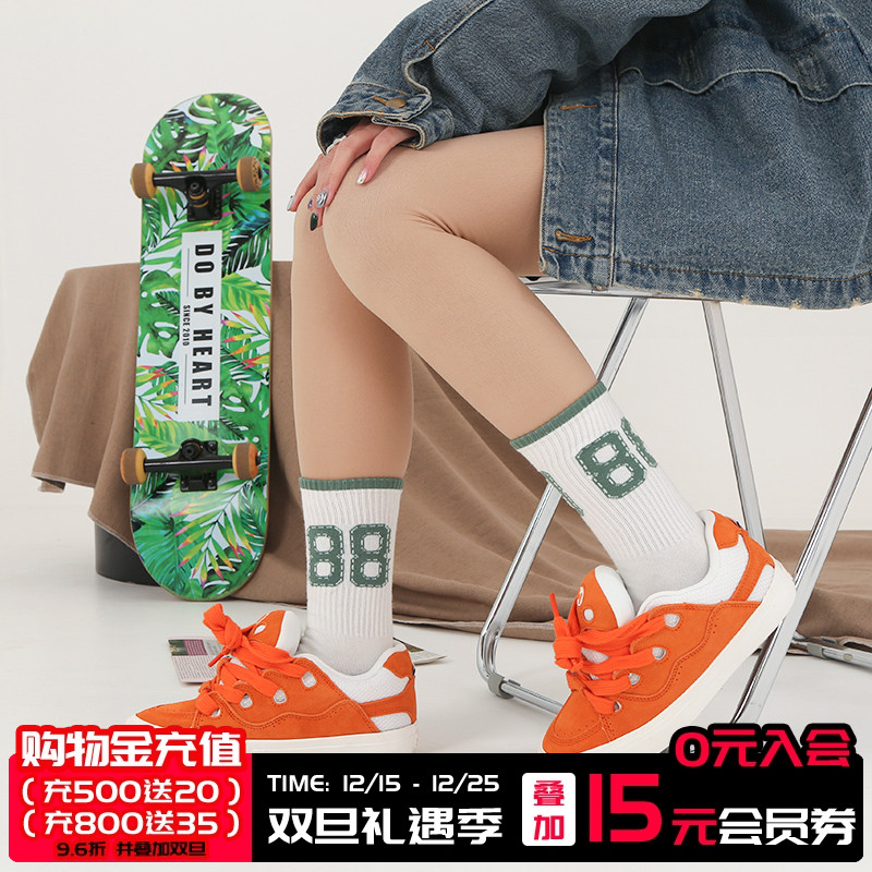 橘子汽水面包鞋顽刻复古低帮