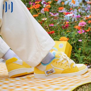 顽刻官方面包鞋 海盐黄米拼色BAKE复古休闲男女国潮滑板鞋