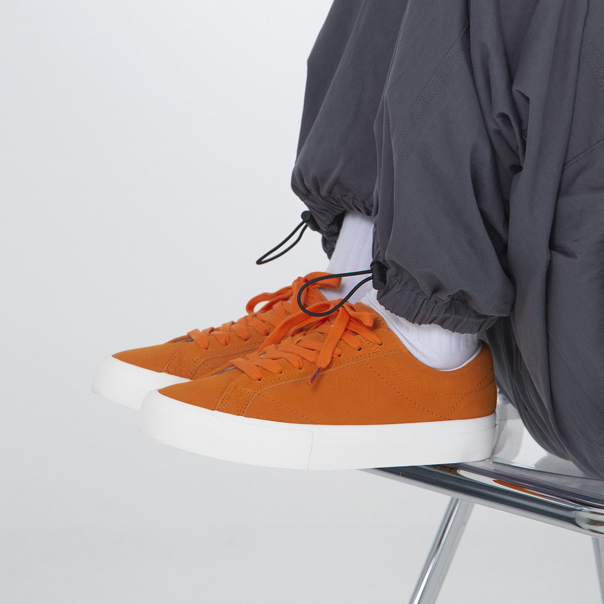 顽刻官方橘子汽水翻毛皮帆布低帮休闲耐磨男女潮流05休闲滑板鞋