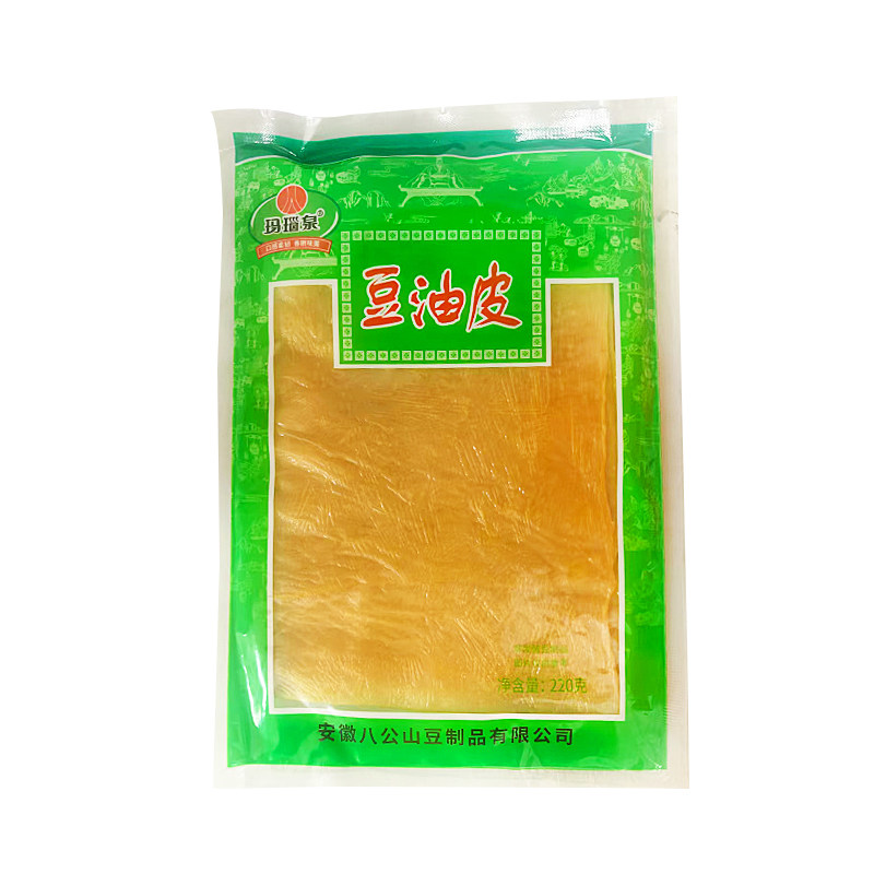 豆腐皮玛瑙泉特产农家自制油豆皮大豆挑皮蛋白素食安徽淮南寿县