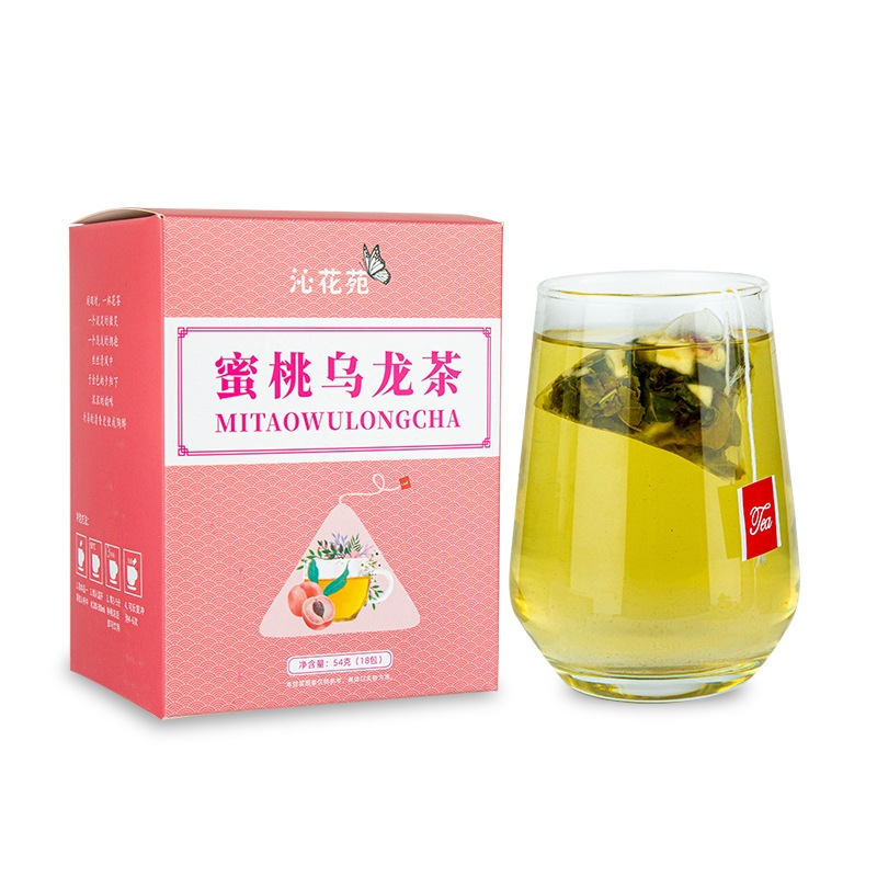 蜜桃乌龙茶白桃苹果粒三角包茶包组合调味茶水果花茶花草茶代加工