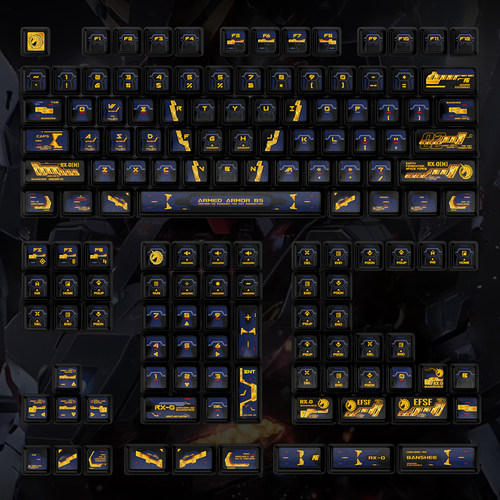 个性透明核动力客制化热升华键帽