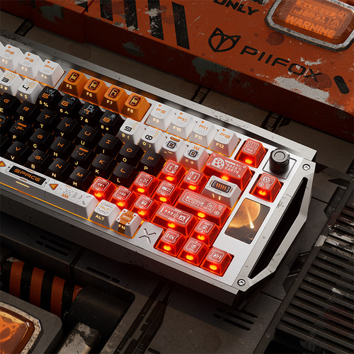 PIIFOX原厂PBT五面热升华键帽