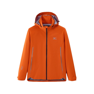 Mizuno/美津浓潮流机能单衣春季连帽户外夹克宽松男款外套男