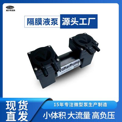 微型隔膜泵VLP150SP大流量直流无刷医疗美容隔膜液泵双头真空泵
