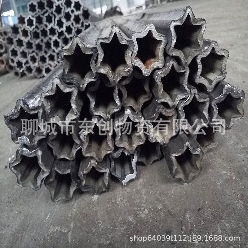外六内圆六角管 机械零部件用异型无缝钢管 现货 冷拔异型管切割