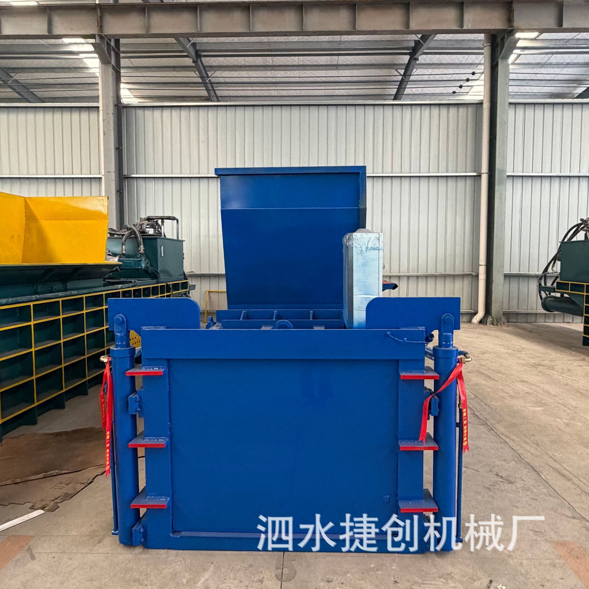卧式液压打包机纯铜电机动力足废纸饮料瓶易拉罐打打包机厂家直供