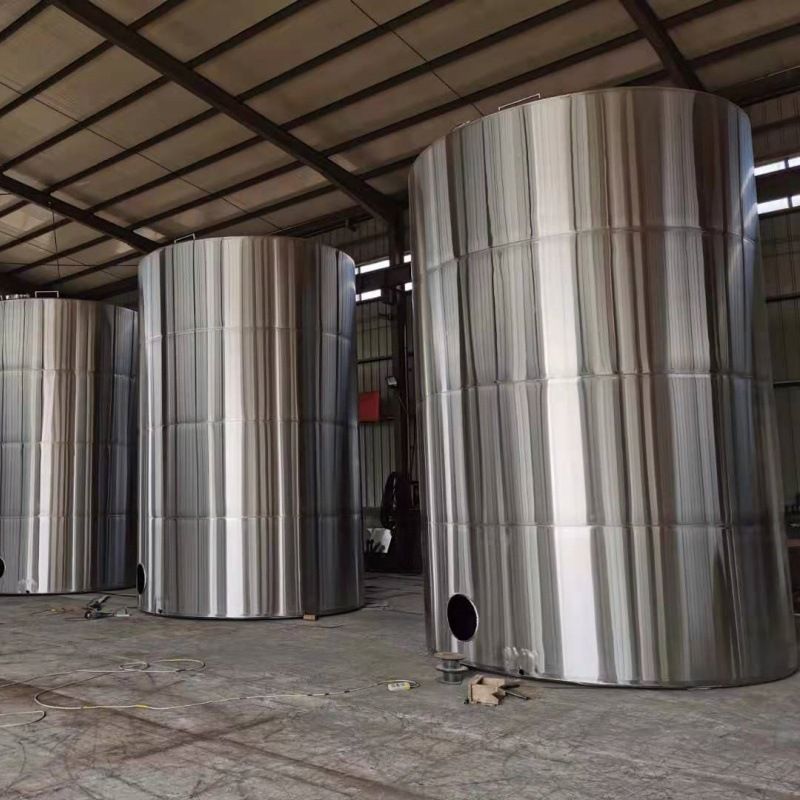 不锈钢储罐 10吨储酒罐立式蓄水罐酒水储存罐葡萄酒储存罐 发酵罐
