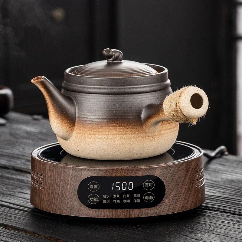 精选2025新款煮茶器高端电陶炉罐罐壶烤茶煮茶陶瓷套装烧水泡家用
