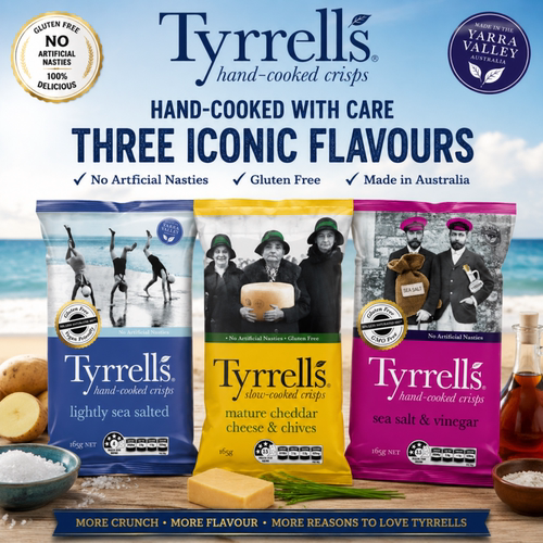 英国泰瑞Tyrrells薯片澳版165g