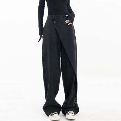 Irregular long pants casual pants for women 女士不规则休闲裤