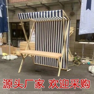 架 集市展示架夜市木质活动棚架移动售货车棚摆摊市集摊位户外促销